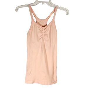 Champion peach ruched racer back tank top size XS extra small